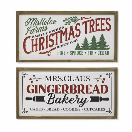 GERSON CHRISTMAS ASST SIGNS 23.5in. 2600040